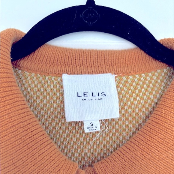 LE LIS novelty knit cardigan small - Picture 3 of 4